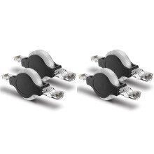 4PCS Portable RJ45 Cat 5 5E Retractable Ethernet LAN Network Patch Cable 10/100 Mbps 1.5M/5FT