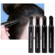 (Grey Black) Hairline Concealer Pen Control Hair Root Edge Blackening Instantly Cover Up Grey White Hair Natural Herb Hair Concealer Pen