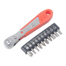 Mini 36-Tooth Ratchet Screwdriver Narrow Space Gap Maintenance Operation Bit Sleeve L-Shaped Wrench