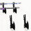 2X Sword Display Stand,Sword Hook,Acrylic Two-Layer Wall-Mounted Samurai Sword Stand Display Stand,Support All Swords A 6