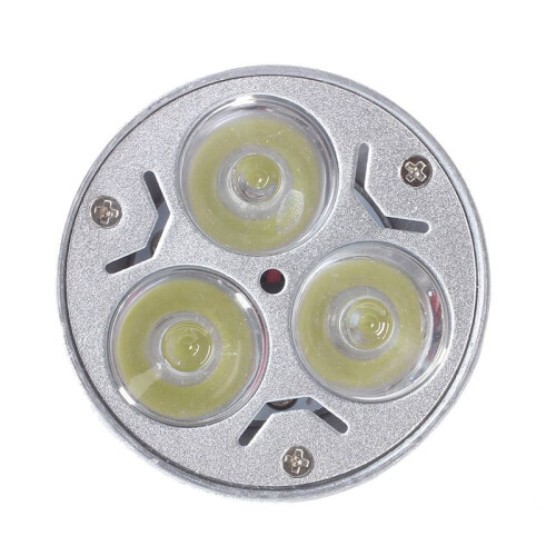 4X MR16 GU5.3 12V Cool White Light Bulb 3X1W 1