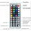 2X DC12V LED Controller+44 Keys Remote Control RGB Control Box IR Light Strip Controller for 5050 2835 RGB Light Strip 5