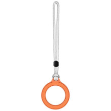 (orange/one szie) Double-Sided Magnetic Phone Lanyard Phone Holder Base Storage Ring Anti-Loss Fashion Bag Clip Car Mount For MagSafe For iPhone 17