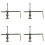 4X Components IC Chip Module Cpu Circuit Board PCB Electronic Production Welding Fixed Test Probe A 1