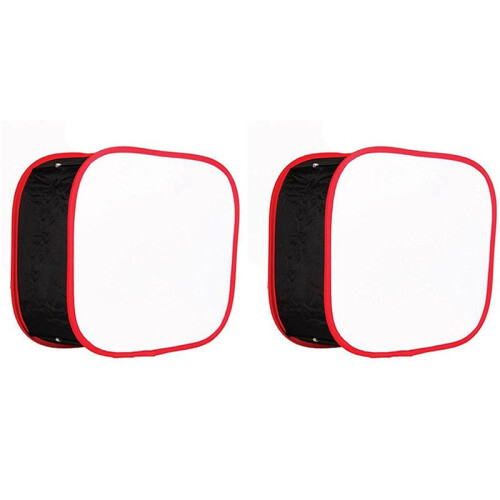 2X Portable Collapsible Softbox LED Light Panel Diffuse Light Room Lighting Modifier for LED Light