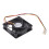 60Mm 6Cm  12V 3 Pin Computer Case CPU Cooler Cooling Fan Black 8 Pcs 3