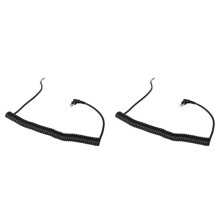 2X 2Pin 4 Wire Speaker MIC Cable Spring for GP88S GP3688 GP2000 PMMN4013A