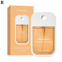 (Pumpkin) 45ml Power Mist Hydrating Hand Sanitizer Spray for Adults and Kids