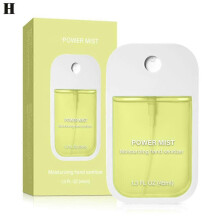 (,Vanilla) 45ml Power Mist Hydrating Hand Sanitizer Spray for Adults and Kids