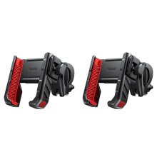 2X Joyroom Bike Phone Holder Universal One-Hand Operation Bicycle Motorcycle Phone Holder for 4.7-7In Mobile Phone Shockproof