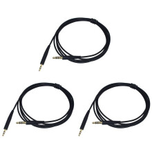3X for QC35 Headphone Cable QC25 QC35 II QC45 Soundtrue Audio Cable 3.5 to 2.5 Portable Pair Recording Cable,Black