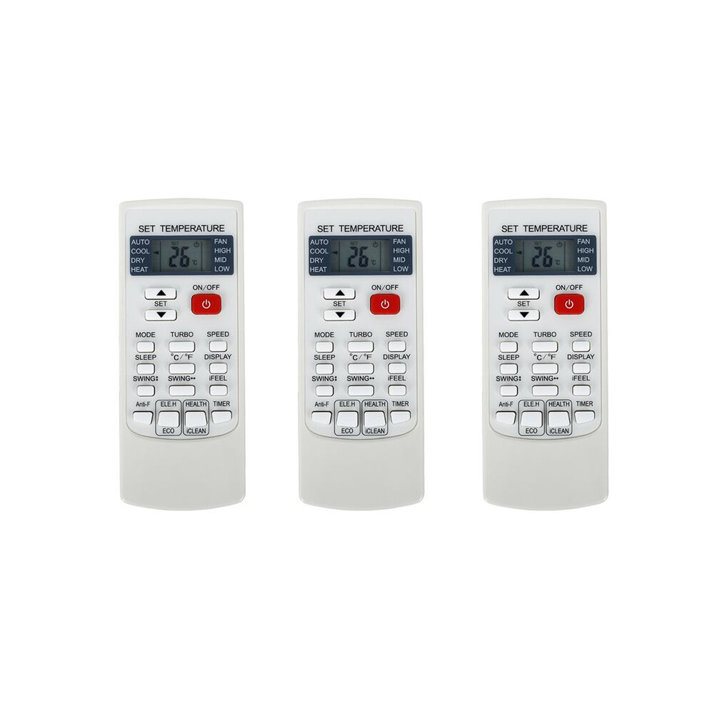 3X Air Conditioning Remote Control Replacement For Aukia Ykr-H/102E Feel Comfortable 6031159015915
