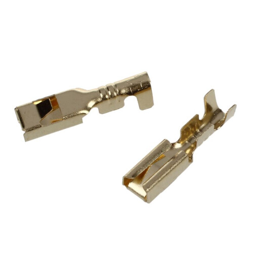 80 Pcs Female Spade Cable Wire Terminals for 2.8mm Connectors 1