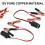 (100cm) 12V Car Battery to Cigarette Lighter Socket Adapter 35100cm 50A Clips Lead 2