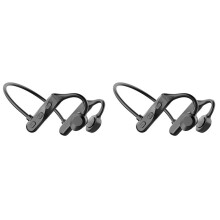 2X Bone Conduction Headphones Noise Cancelling Earphones Built in Mic Sweat Resistant Earphones for Sport Workouts