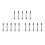 15PCS Universal Stylus Pen Transparent Disc Capacitive Screen Touch Pen Replacement Tip Drawing Writing Nib Pencil 1