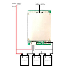 2X 3S 12V 100A BMS Lithium Battery Charger Protection Board with Power Battery Balance/Enhance PCB Protection Board