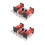 4x 150W HiFi Crossover Filter Module 3 Way Speaker Frequency Divider for DIY Home Speaker Treble Medium Bass 7
