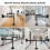 Wall Mounted Retractable Belt Barrier, 2 Pack Crowd Control Wall Barrier with 16.4 Ft Belt for Retail Stores 2