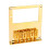 2pcs 6 Roller Saddle 6 String Humbucker Guitar Bridge for Tele Telecaster Guitar (Gold) 5