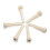 30 Bridge Pins + Saddle + Bridge Saddle Bone / Bone Acoustic Guitar White 3