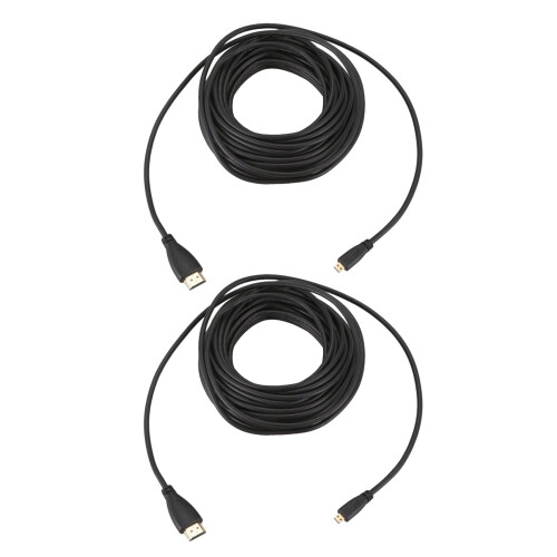 2Stck 10M -Stecker Auf Micro--Stecker Hd-Videokonvertierungsleitung