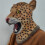 (Léopard d'Afrique) Masque en latex léopard africain 4