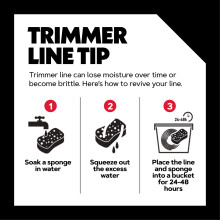 Oregon Orange Round 2.4mm Strimmer Line, Trimmer Line Tackles Grass, Weeds, Lawn Edges & Flower Beds, Gardening & Lawn Care Nylon Strimmer Wire, Fits