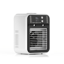 (white) 2-in-1 Mini Evaporative Cooler With Humidification Function, 500ml Water Tank, USB Personal Desktop Fan With Mist Function,