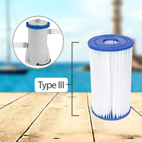 Bestway Bestway Pool Filter Cartridge - Blue, Size 3 2