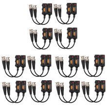 1080P AHD/HD-CVI/TVI/CVBS Passive HD Video Balun Transmitter 12 Pairs (UTP to 350M-600M)