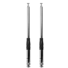 2X 27Mhz Antenne 9-Zoll Bis 51-Zoll Teleskop /Stab Ht Antennen für Cb Hand /Tragbares Funkgerät mit Bnc Anschluss