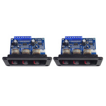 2X 2.1 Kanal Digital LeistungsverstäRkerplatine 2X25W + 50W 5.0 Subwoofer Klasse D AudioverstäRkerplatine 12-20V