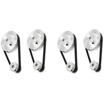 4Set 2GT Synchronrad 20 60 Zähne Bohrung Aluminium Zahnriemenscheibe GT2 Zahnriemenscheibensystem