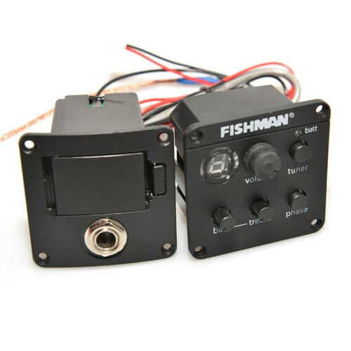 3X FISHMAN GUITARS Gitarrpickup ISYS+ EQ Preamp System för Akustisk Gitarr, Förstärkare, Justerbart Ljud, Gitarrtillbehör 2