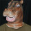 Tiermaske aus Latex mit Nilpferd-Kopfbedeckung 3