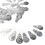 Bow Wire Needle Threader for Hand Sewing 50 pcs 5