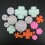 Moule à biscuits en forme de fleur, lot de 3 4