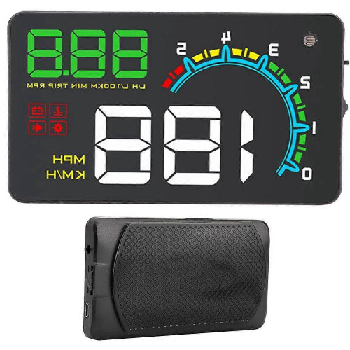 Universal 4" Automobile HUD Head-Up Display Windshield Screen Projector 1