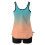 Women's high-waisted swimsuit set gradient racerback top 5