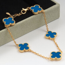 (Style 30, 15mm) Silver Tone Red Enamel Four Leaf Clover Pendant Necklace, Adjustable Extension Chain Lucky Charm Jewelry