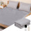 Heated Flannel Blanket Dark Grey 32x60 Inches 2