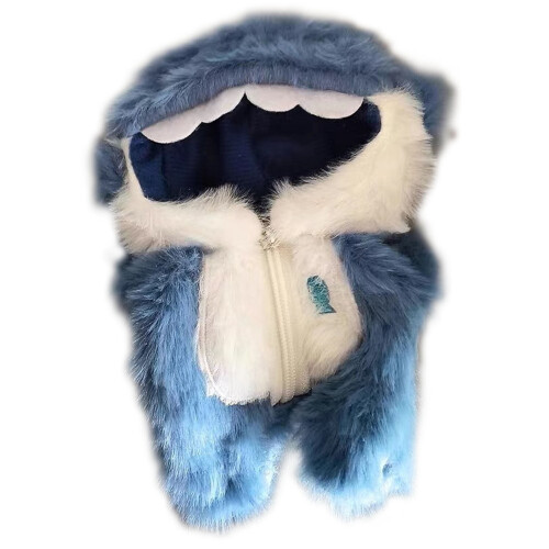 17cm Doll Clothes Blue Overalls 16x7cm 1