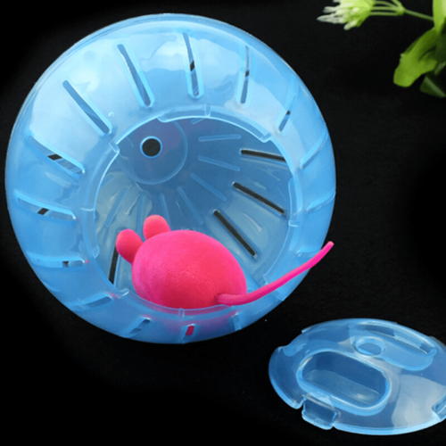 Hamster-Trainingsball, Kunststoff, blau 2