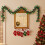 Weihnachts-Lametta-Girlande, grün-metallic, 2 m 6