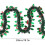 Weihnachts-Lametta-Girlande, grün-metallic, 2 m 3