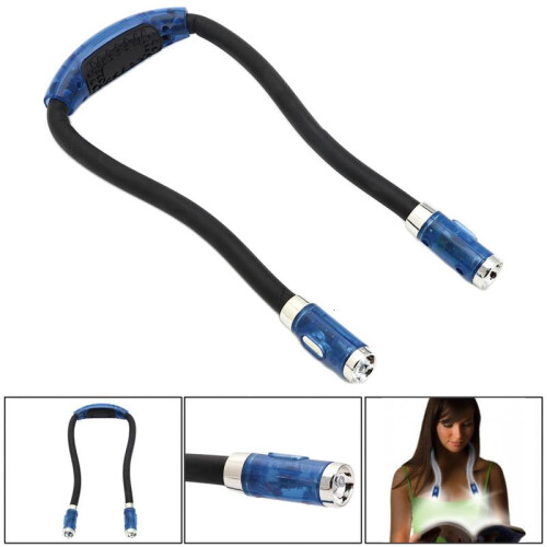 Flexible Adjustable Hug Book 4 LED Light Neck Night Lamp Torch For Study Reading 1