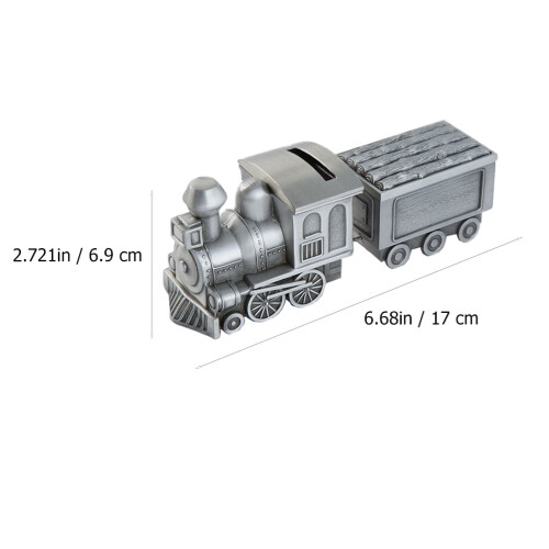 1Pack Train Decoration Piggy Bank for Office Decor Creative Design 1