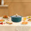 Ceramic Microwaveable Pots with Glass Lid and Wooden Handle 6