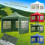 Canopy Tent Side Wall Enclosure 10x10 ft 4